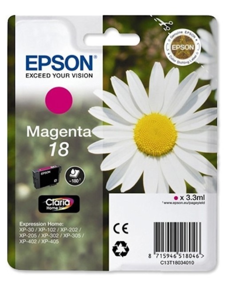 EPSON Cartuccia originale Epson T1803 margherita magenta